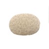 Small 16.5 x 12.6 x 2.2" Oval Pet Bed, Brown - 4 of 4