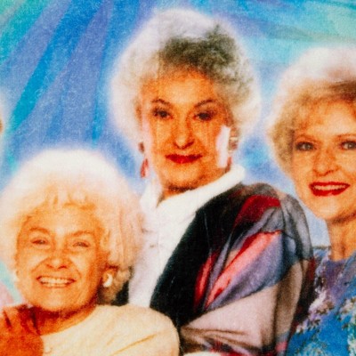Golden Girls Colorful Fleece Throw Blanket, 45 x 60 Inches