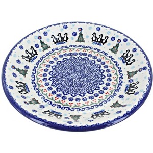 Blue Rose Polish Pottery Vena Dinner Plate - 1 of 1
