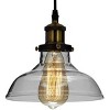 Chloe Lighting Cadman Industrial 1 Light Oil Rubbed Bronze Ceiling Pendant 8" Wide - 2 of 3
