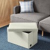 Collapsible Double Dorm Storage Ottoman - Room Essentials™ - 2 of 4
