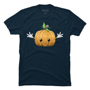 Men's Design By Humans Halloween Pumpkin Monster 6 By LironPeer T-Shirt - 1 of 4