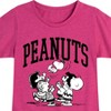 Girls' - Peanuts -  Fitted Short Sleeve Graphic T-Shirt - image 2 of 4