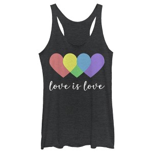 Adult Lost Gods Love is Love PrideRacerback Tank Top - 1 of 4
