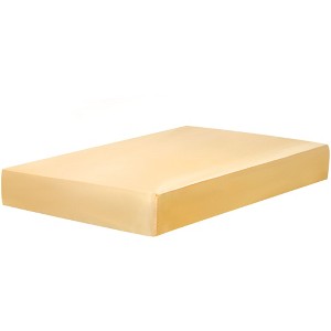 PiccoCasa 14" Silky Deep Pocket Breathable Soft Fitted Sheet - 1 of 4
