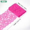Unique Bargains Elastic Lace Fabric Ribbon Stretchy Trim W Floral Pattern for Bridal Wedding 1 Pc - 3 of 4