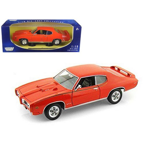 1969 Pontiac Gto Judge Orange 1/18 Diecast Model Car By Motormax