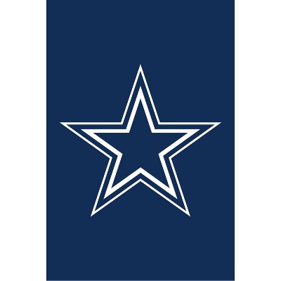 Dallas Cowboys Garden Applique Flag- 12.5 x 18 Inches Outdoor Sports Decor for Homes and Gardens