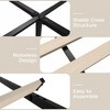 Bed Frame, Full Size Platform Bed Frame with 4 Storage Drawers, Upholstered Channel Tufted Wingback Headboard Bed Frame - 3 of 4