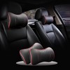TruAIR Car Neck Support Pillows Ð Memory Foam Cushions for Travel and Office Use - 2 of 4
