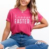 Simply Sage Market Women's Happy Easter With Heart Short Sleeve Graphic Tee - 2 of 3