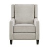 Fabric Reclining Chair with Nailhead Trim, Self-Reclining Motion, and Solid Wood Frame - 3 of 4