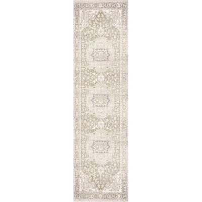 Nourison Vintage Washables Floral Persian Non-Slip Indoor Rug