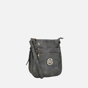 MKF Collection Salome Shoulder Crossbody Women’s Handbag Expandable Multi-Compartment Vegan Leather by Mia K - 1 of 4