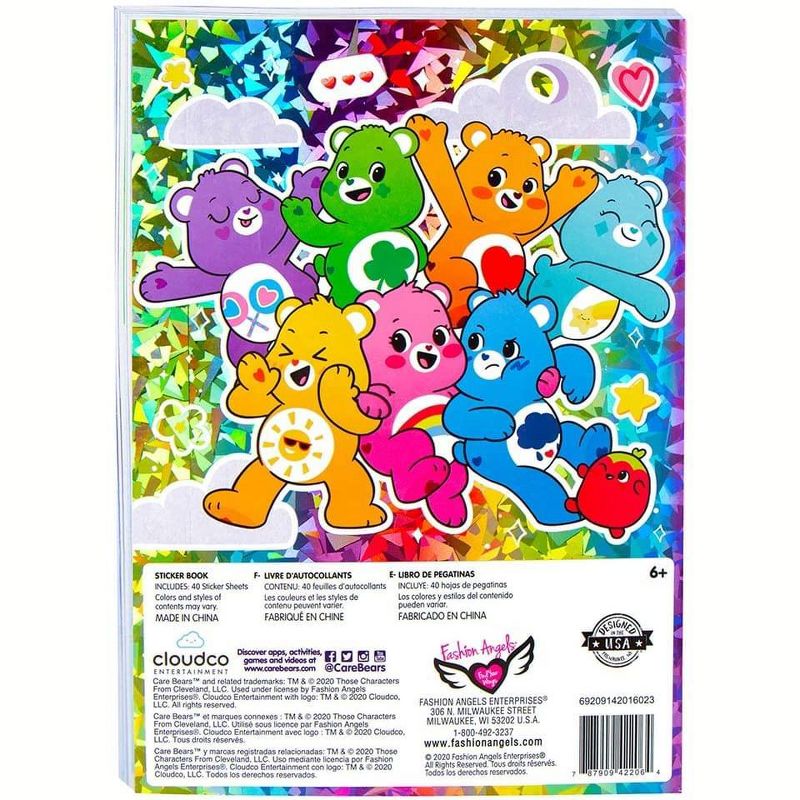 Fashion Angels Care Bears 1000+ Unbearably Cute Sticker Book, 3 of 5