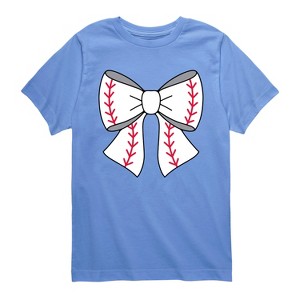 Boys' - Instant Message - Baseball Bow Short Sleeve Graphic T-Shirt - 1 of 4