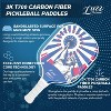 Luzz T700 Carbon Fiber Pickleball Paddle with Sandblasted Surface & Honeycomb Core Racket - Includes Free Versatile Tote Bag - 4 of 4