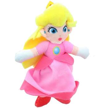 Johnny's Toys Super Mario 7 Inch Character Plush | Princess Peach