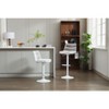 NicBex Rattan Swivel Counter and Bar Stools,Counter Stools with Adjustable Seat Height,Barstools with Cushion for Dining Room,Set of 2 - 2 of 4