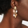 Shell Tower Earrings - A New Day™ Gold - 2 of 3