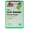 JAM Paper 6" x 9" Small Plastic Memo Clipboards with Low Profile Metal Clip - Mini - 3 of 4