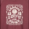 Women's - Peanuts - Charlie Brown Tour Lightweight French Terry Wide Neck Long Sleeve Shirt - 2 of 4
