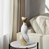 Decorative Ceramic Vase - Complements Living Room, Office, and Bedroom - Perfect Flower Vase for Table Accent and House Decor - 3 of 4