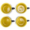 Elanze Designs 24 Oz X-Large Color Pop Mug Set of 4 - Perfect for Coffee, Cereal, Soup, Salad or Ice Cream Bowl, Oversized, Extra-Large Mugs, Yellow - 4 of 4