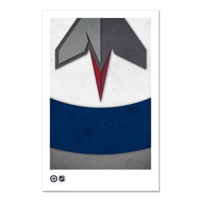 NHL Winnipeg Jets Logo Art Poster Print