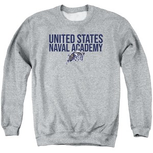 Us Naval Academy Official Stacked Adult Crewneck Sweatshirt - 1 of 4