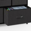 SEVOBAL Utility Storage Cabinets 5 Dressers Fabric Storage Tower, Wooden Top for Kid Room, Closet, Entryway, Nursery, Black, 39.3"*11.8"*31.8" - 4 of 4