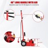 22 Ton Air Hydraulic Floor Jack, 44,000 LBS Capacity, 9"-17.7" Low Profile Air Operated Axle Bottle Jack - 2 of 4