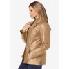 Jessica London Women's Plus Size Leather Blazer - 4 of 4