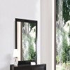 GlasFlength Decorative Wall Mirrors Contemporary Framed Mirror with Clean Elegant Design for Modern Living Spaces, Black, 41"*1"*41" - 2 of 4