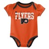 NHL Philadelphia Flyers Baby Girls'' 3pk Bodysuit - 4 of 4