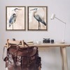 Stupell Industries Beautiful Heron Birds Standing Watercolor, 31" x 25" - 2 of 4