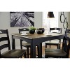 Set of 5 Froshburg Square Counter Dining Table Set Black/Brown - Signature Design by Ashley - image 3 of 4