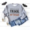 Simply Sage Market Women's Graphic Sweatshirt Trick Or Treat Colorful Stacked - 2 of 4