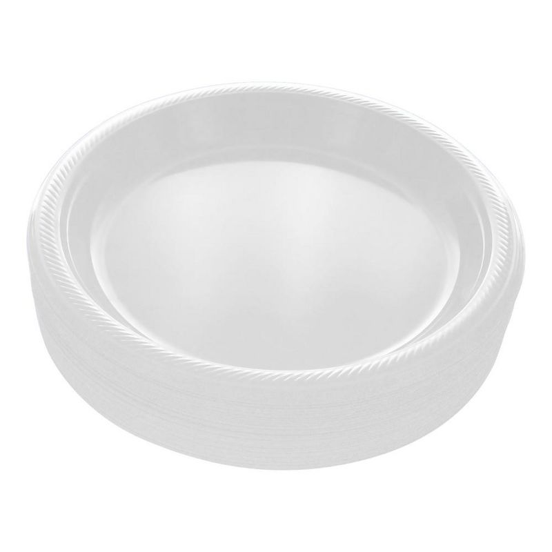 SparkSettings Disposable Plastic Dinner Plates 7 Inches, Pack of 50, 1 of 5