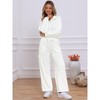 Jess by Meiko Women's Half Zip Pullover and Cargo Pants Set - 3 of 4