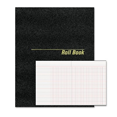 National Roll Call Book 9-1/2 x 7-7/8 Black 48 Pages 43523