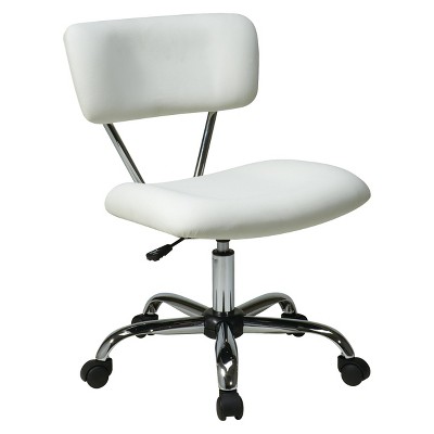 target white desk chair