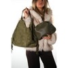 VALS - Green Suede Leather Shoulder Bag (Women) green suede standart - 4 of 4
