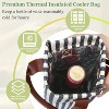 Tirrinia Wine Gift Bag, Insulated Padded Thermal Single Wine Bottle Carriers, Cooler Tote, Wine Lover Essentials - 4 of 4