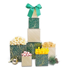 Alder Creek Gift Baskets Elegant Evergreen Gift Tower - 1 of 1