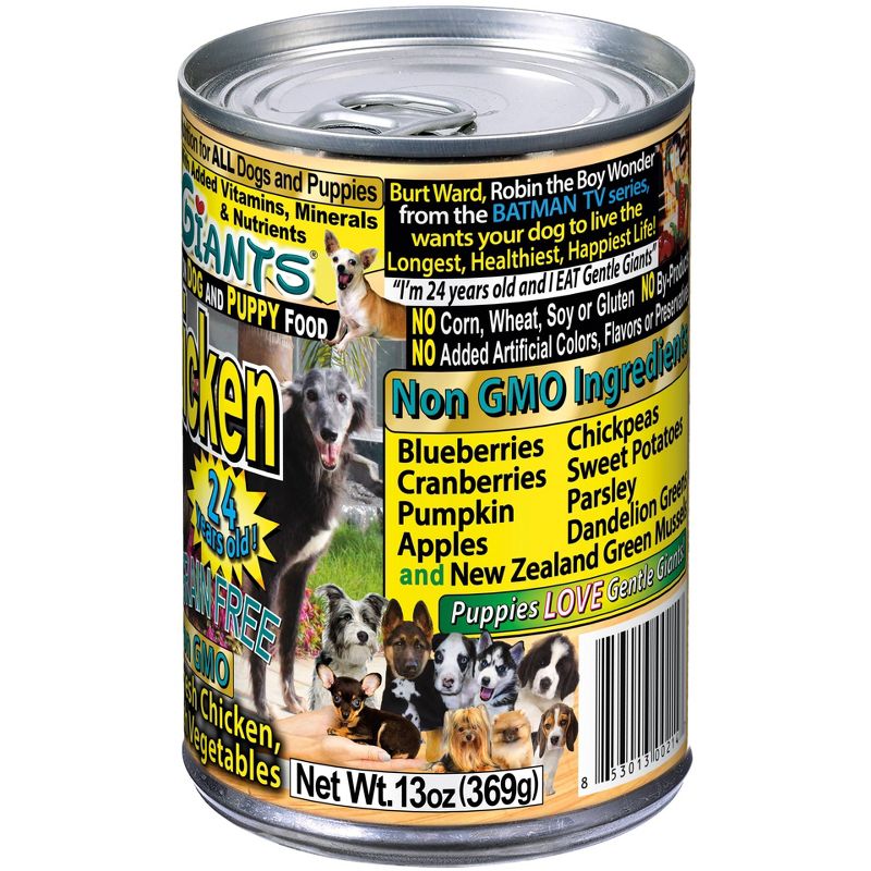 Gentle Giants Grain Free Wet Dog Food - 13oz, 4 of 7