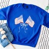 Simply Sage Market Flags Crossed Coquette Sweatshirt - 3 of 4