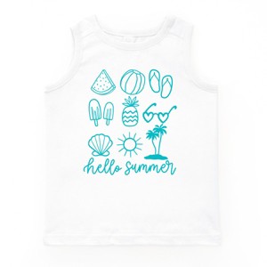 The Juniper Shop Hello Summer Chart Youth Tank Top - 1 of 4