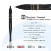 Borciani Bonazzi Infinito Synthetic Quill Watercolor Brush - Size # 10 w/ Patented Responsive HIDRO® Hair - Watercolor Brushes for Artists - Textured - 2 of 4