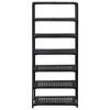 vidaXL Shoe Rack Black Poly Rattan 19.7x11.8x47.2 in Lightweight - 47.2" - 2 of 4